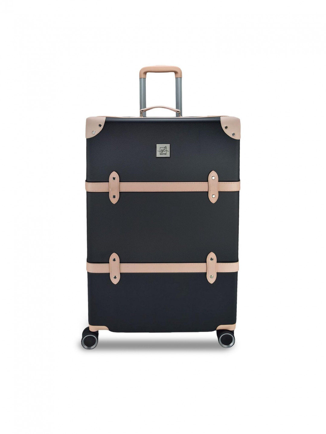 Semi Line Velký kufr T5671-4 Černá